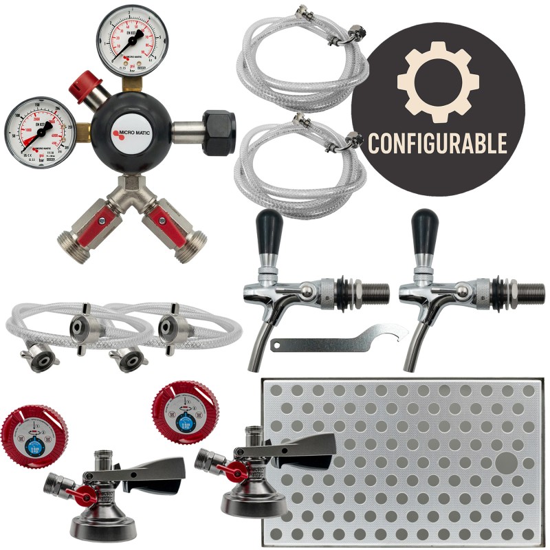 Kit Kegerator key keg deux sorties