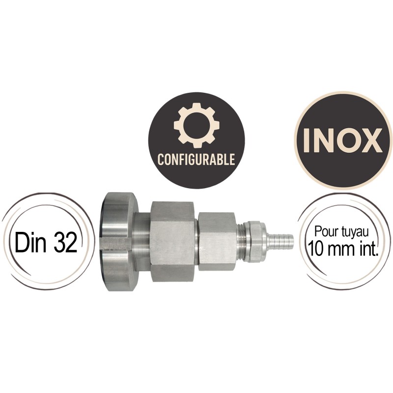 Adaptateur sortie de cuve vers tuyau