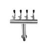 Colonne quatre tirages en T