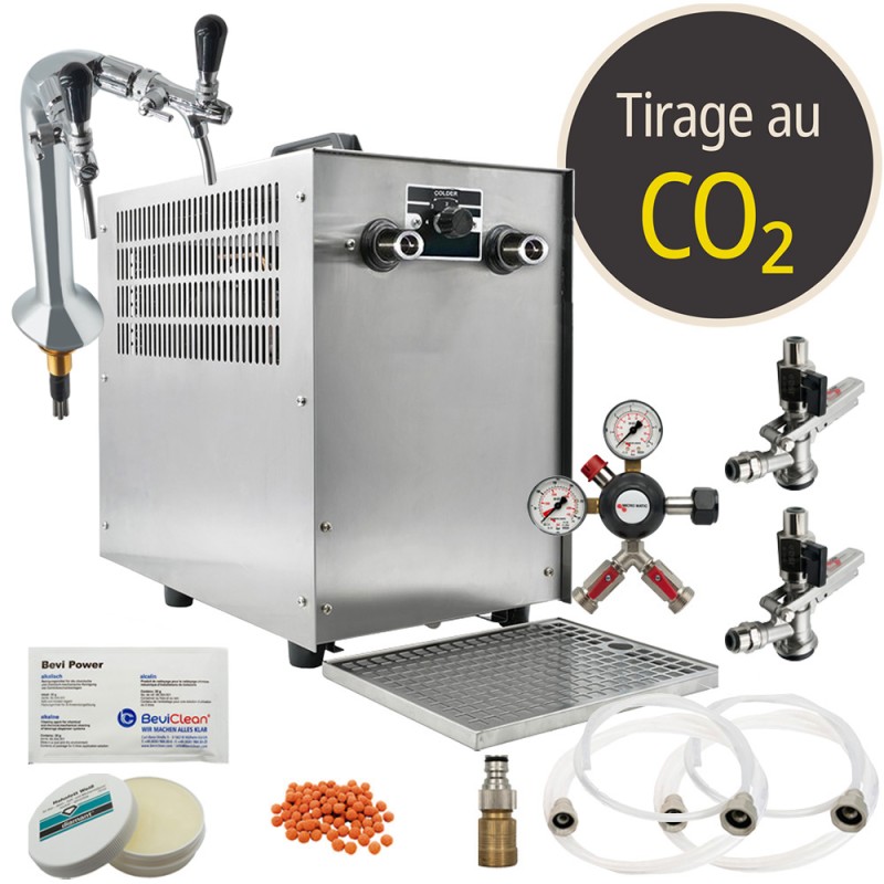 Pack tireuse sous comptoir avec colonne