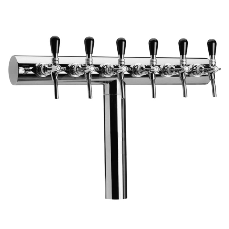 Colonne en T 6 robinets