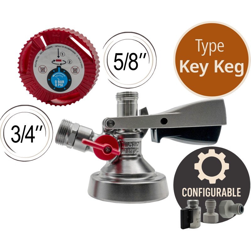 Tête de fût key keg