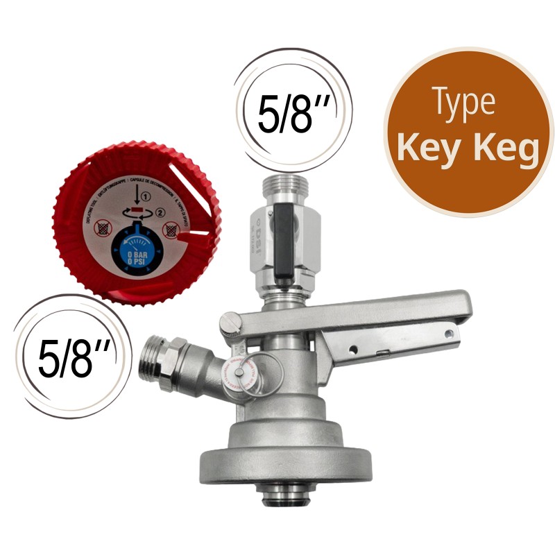 Tête de fût DSI Key Keg