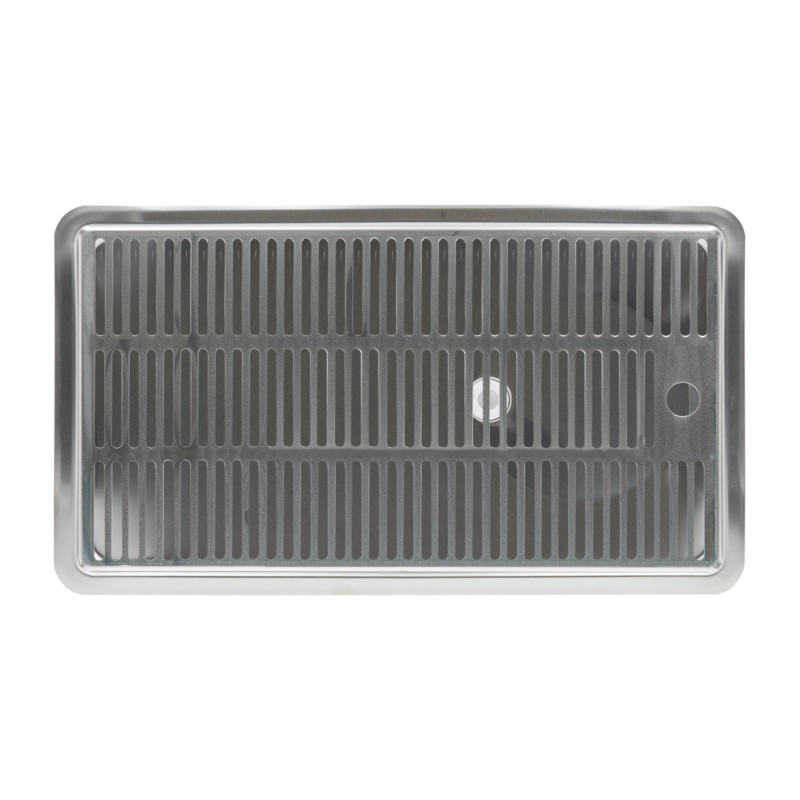 Égouttoir encastrable avec évacuation