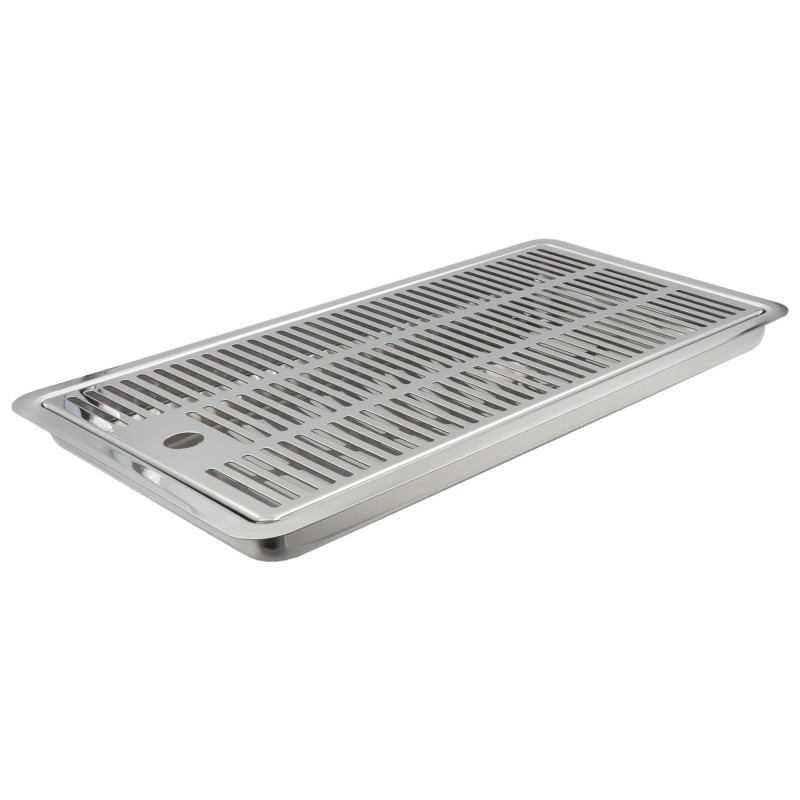 Égouttoir encastrable avec évacuation