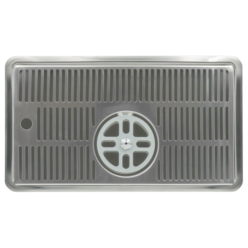 Égouttoir avec rince-verre et évacuation