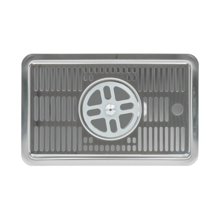 Égouttoir avec rince-verre et évacuation