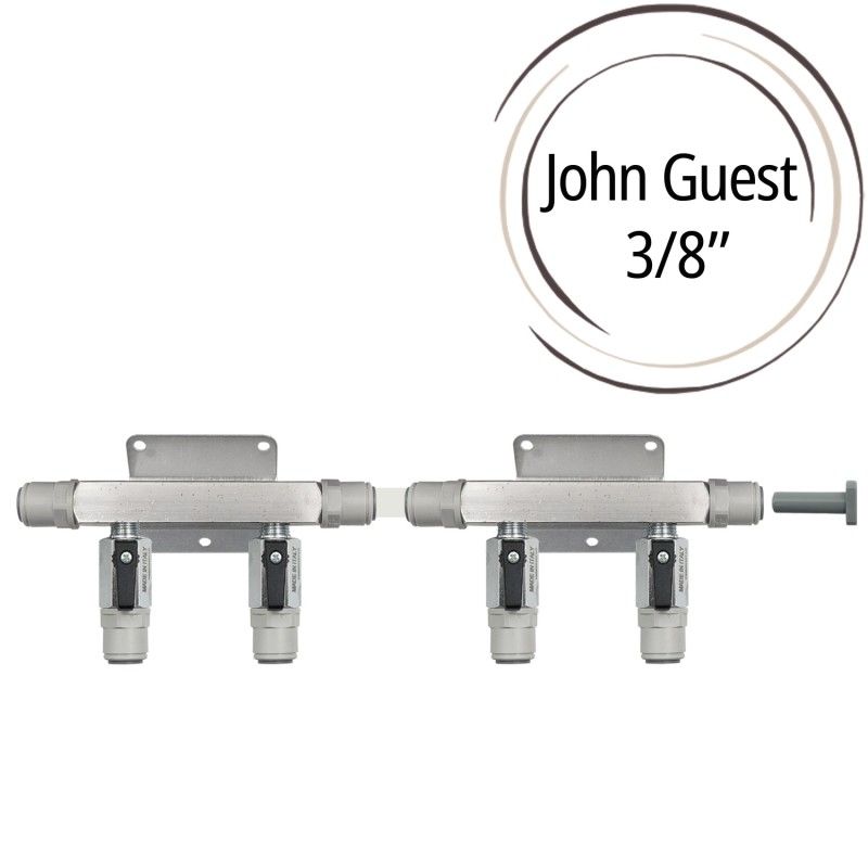 Distributeur CO2 deux vannes