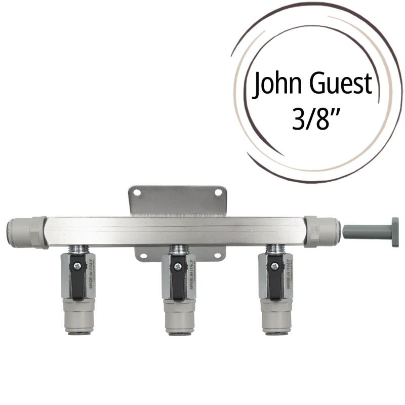 Distributeur CO2 3 vannes