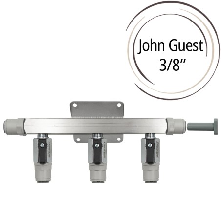 Distributeur CO2 3 vannes