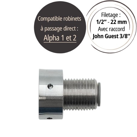 Queue filetée pour alpha