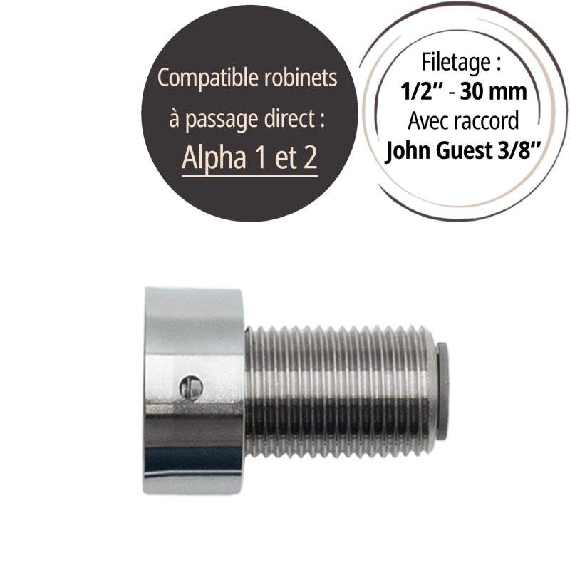 Queue filetée pour alpha