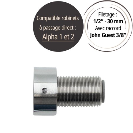 Queue filetée pour alpha