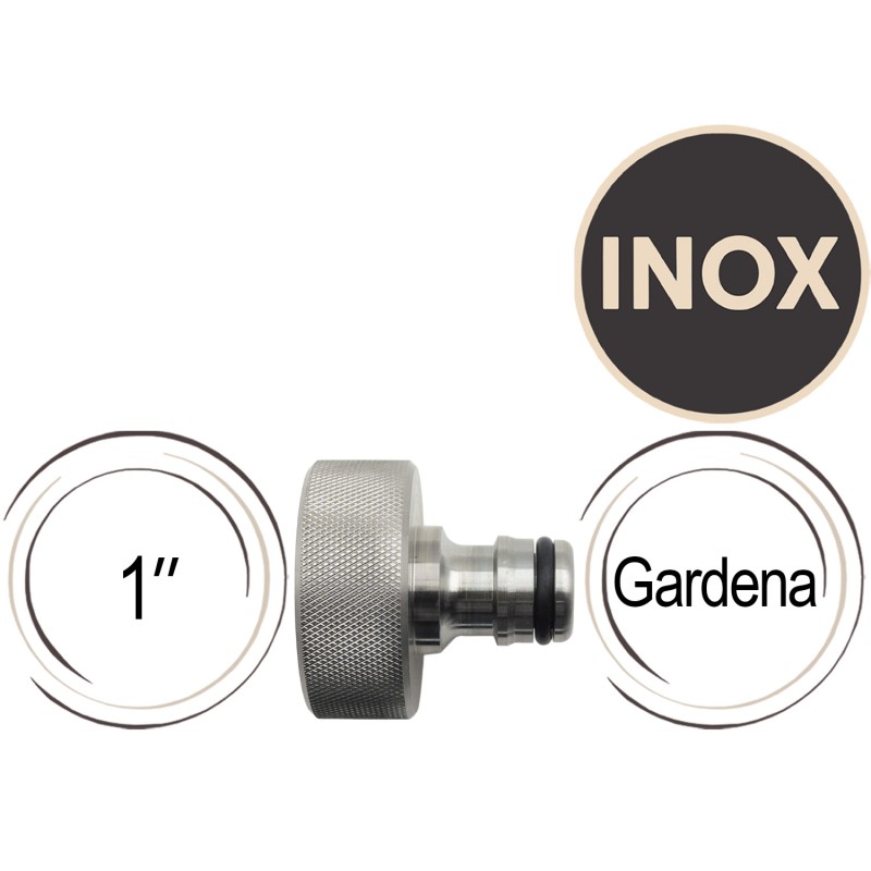 Adaptateur Gardena Inox - 1"