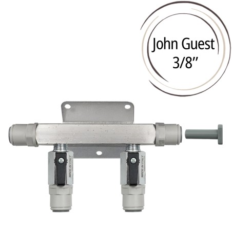 Distributeur CO2 deux vannes