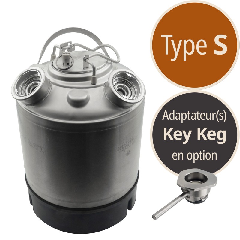 Fût de nettoyage inox