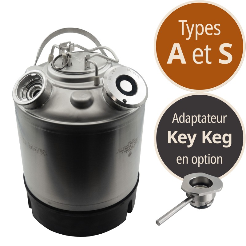 Fût de nettoyage inox