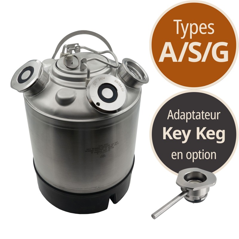 Fût de nettoyage Inox
