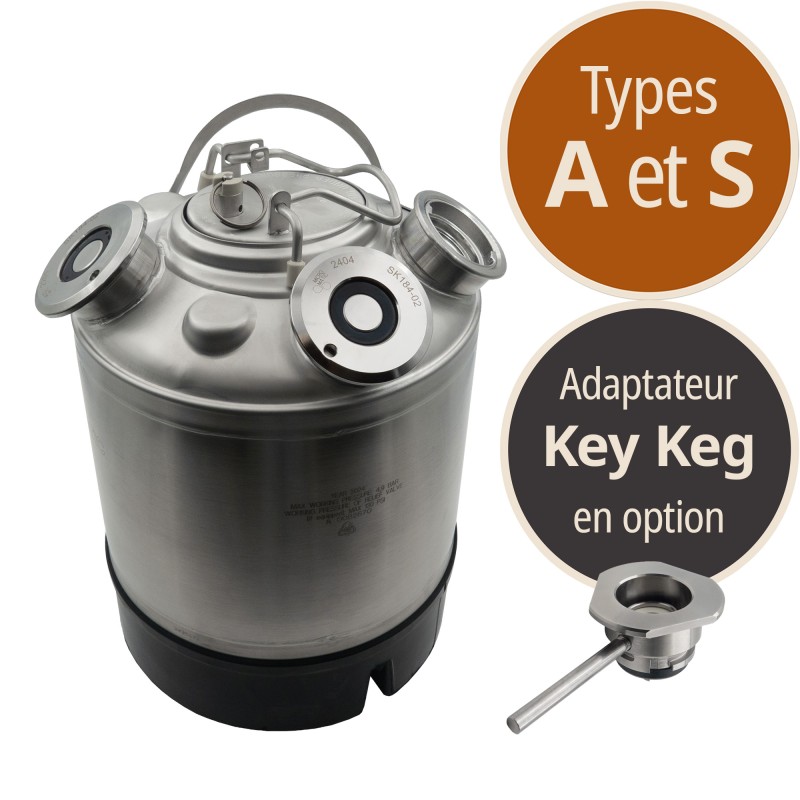 Fût de nettoyage Inox