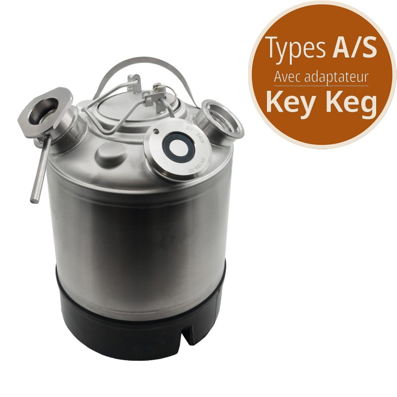 Fût de nettoyage inox Micro Matic