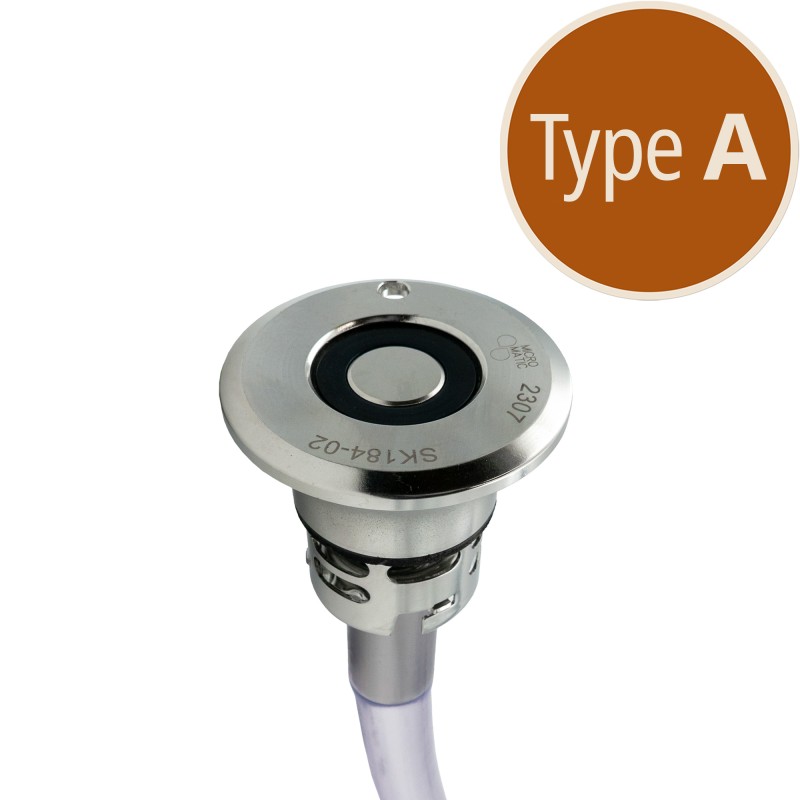 Plongeur tête inox tube PVC