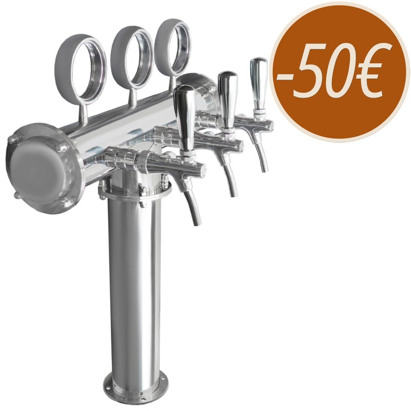 Colonne en T 3 tirages