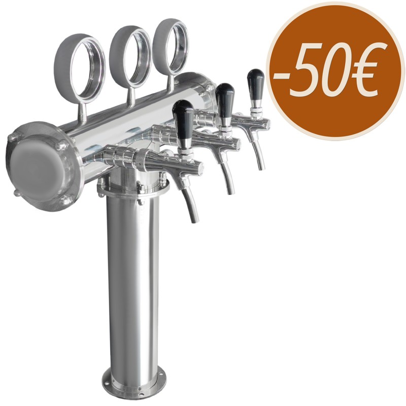 Colonne en T 3 tirages