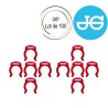 lot de clips de verrouillage john guest