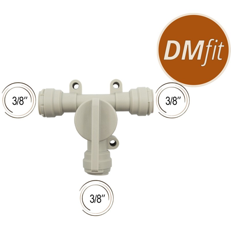 Vanne d'arrêt en T DMfit