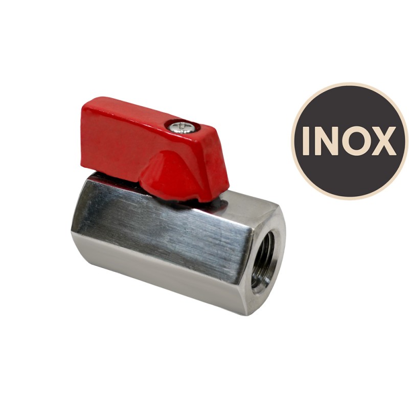 Vanne Inox 1/4" filetage femelle