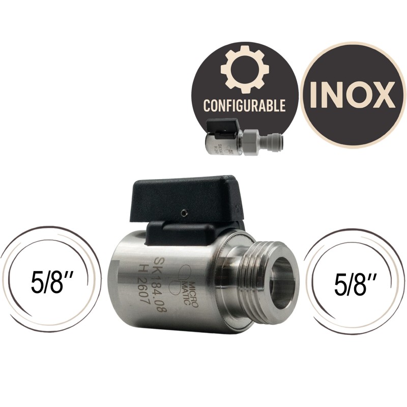 vanne inox micro matic