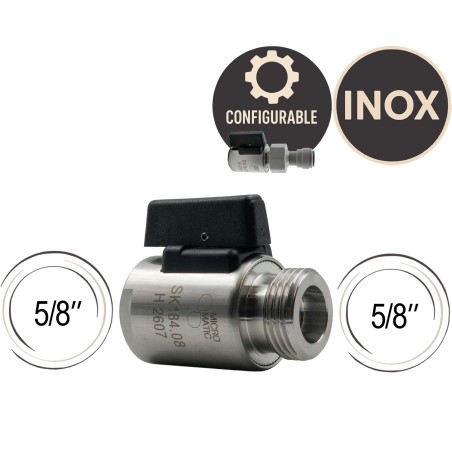 vanne inox micro matic