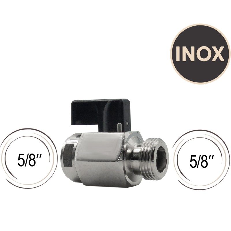 Vanne Inox pour tête de fût