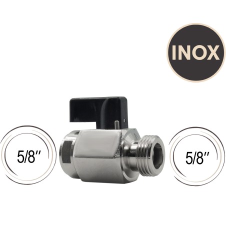 Vanne Inox pour tête de fût