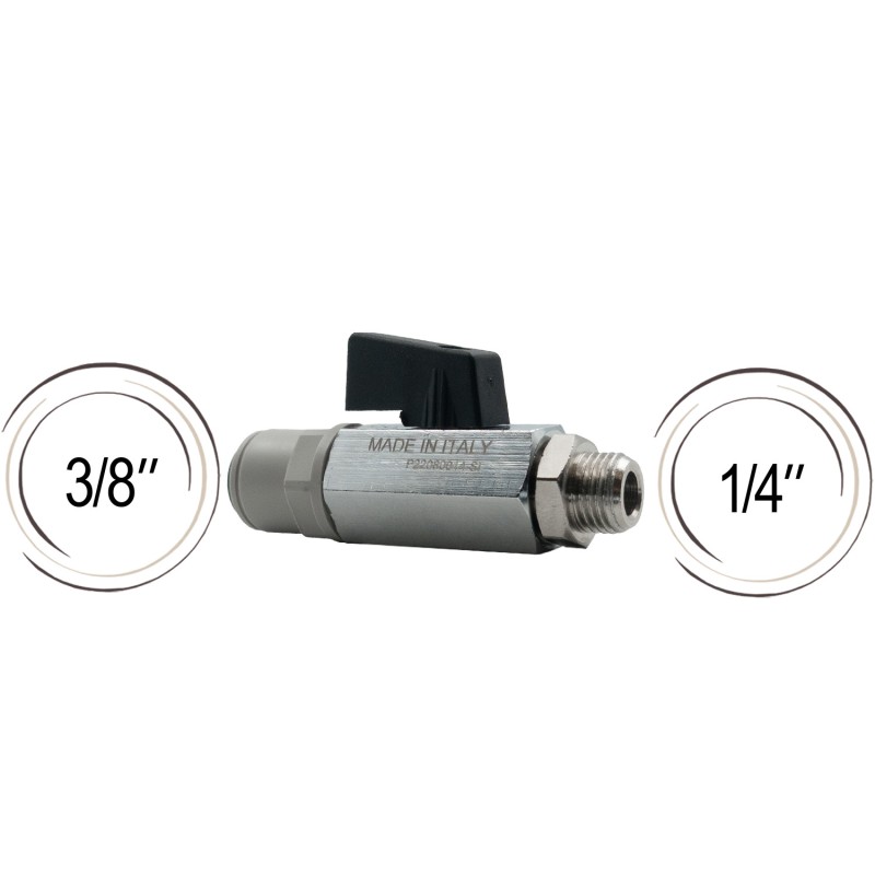 Vanne 1/4" et 3/8"