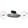 Vanne 1/4" et 3/8"