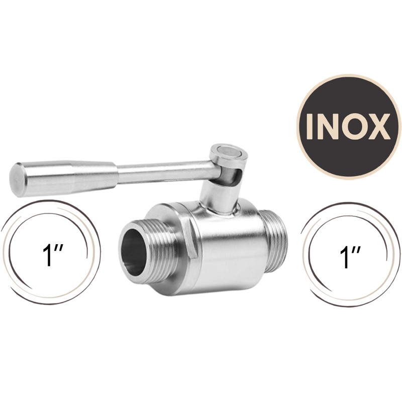 vanne à boule inox