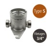 Tête/socle de rinçage type S