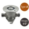 Tête/socle de rinçage type A