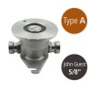 Tête/socle de rinçage type A