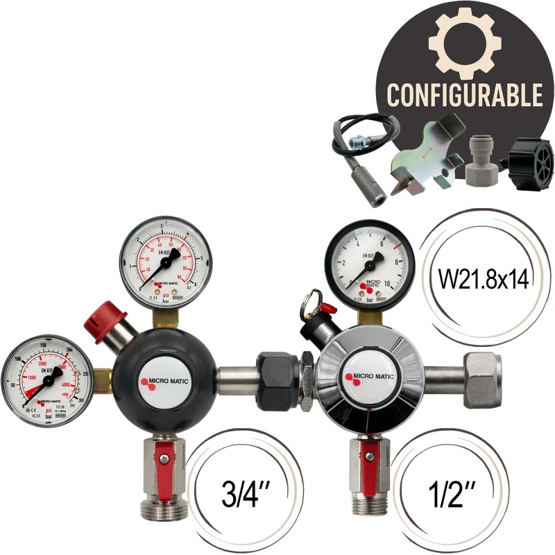 double détendeur CO2 micro matic
