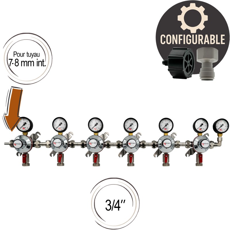 6 détendeurs intermédiaires micro matic