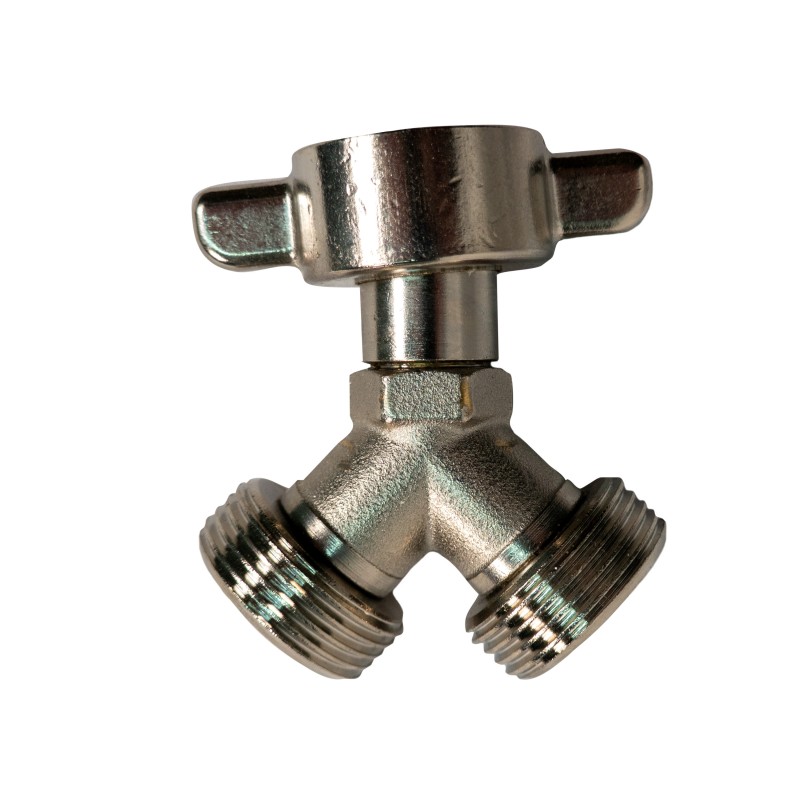 Adaptateur en Y écrou papillon