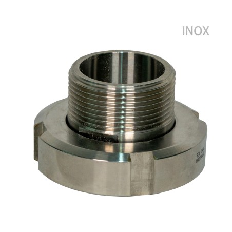 adaptateur inox avec écrou