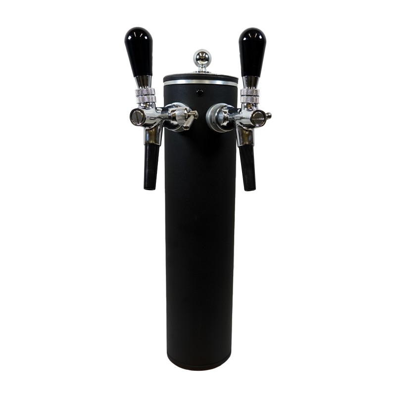 Colonne noire 2 robinets compensateurs