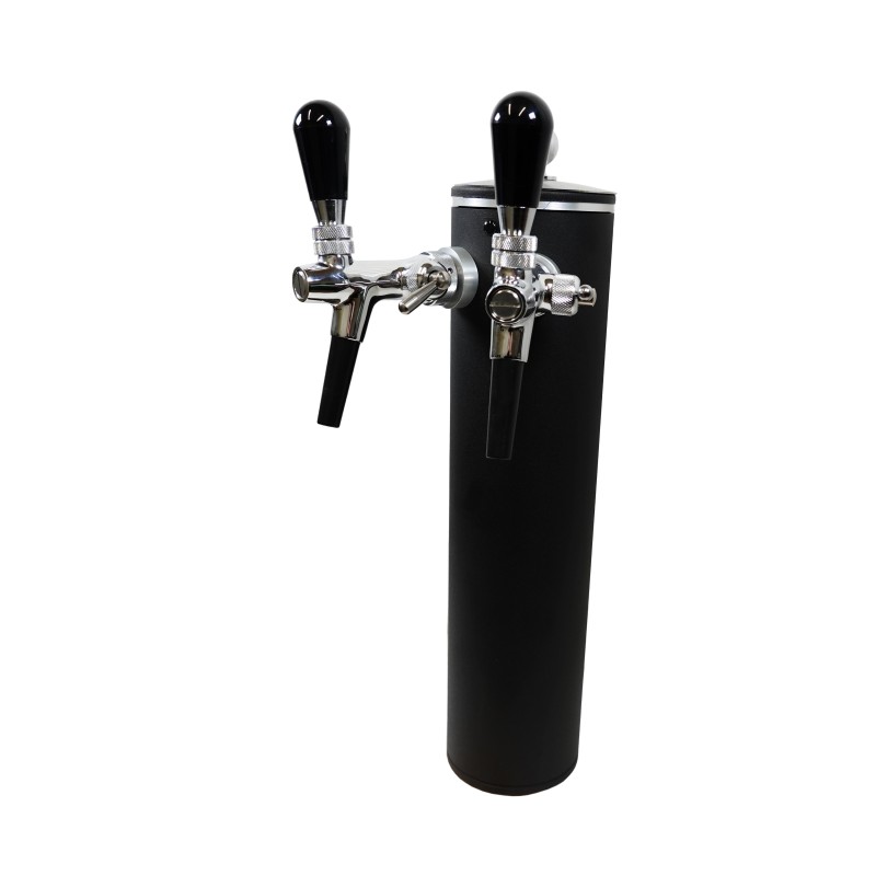 Colonne noire 2 robinets compensateurs