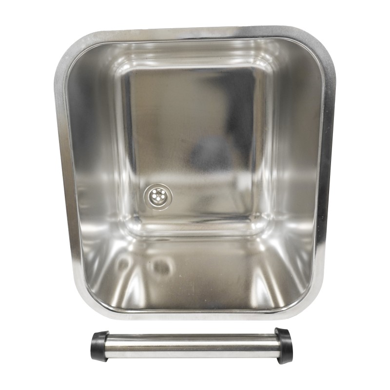 Bac de lavage avec tube trop plein