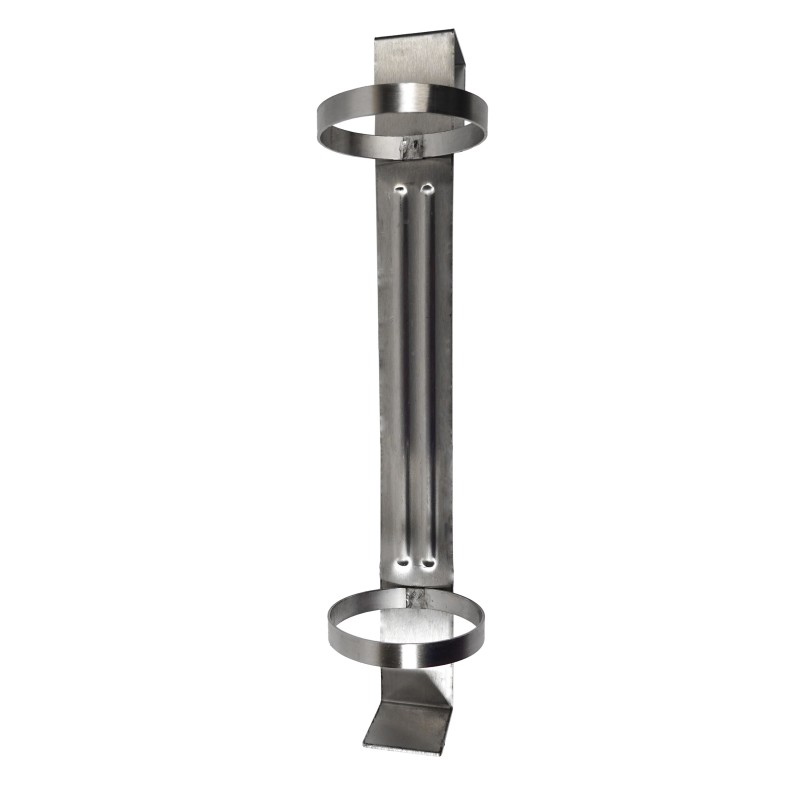 support inox bouteille co2