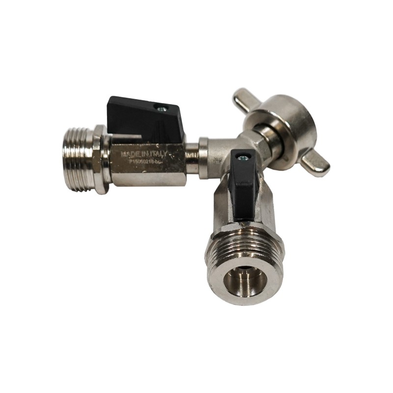 Adaptateur Y avec vannes