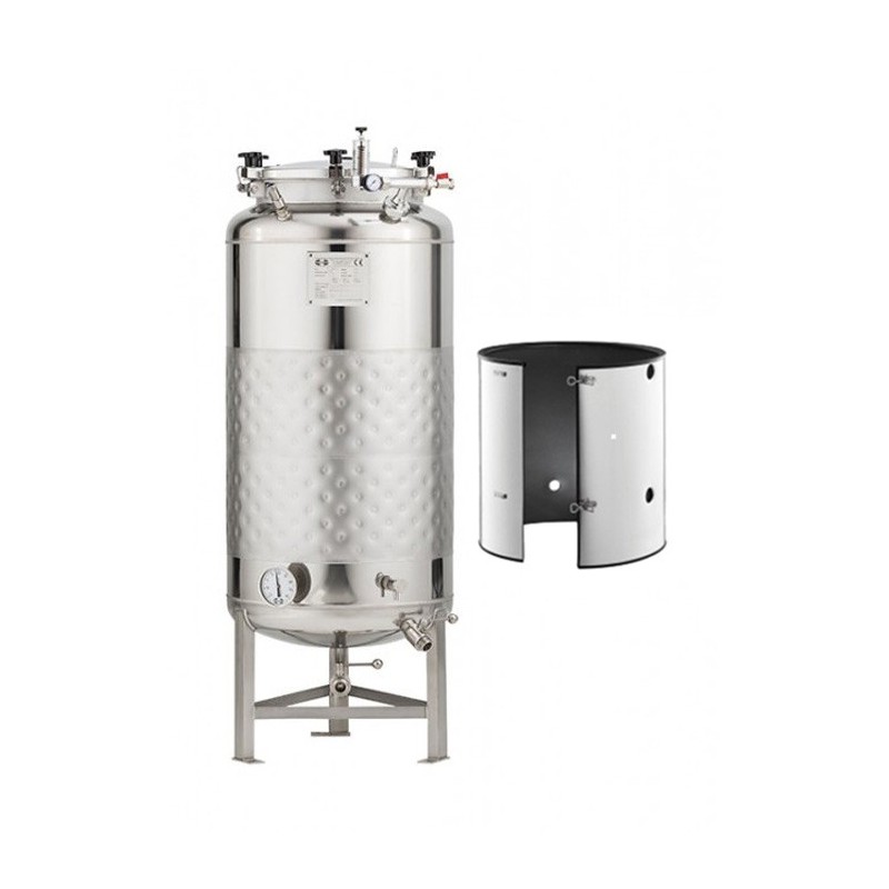 Fermenteur à pression et manchette isolation